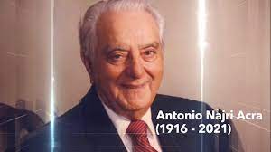 Galardón al Mérito Industrial (póstumo), otorgado a don Antonio ...