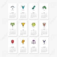 Zodiac Calendar Dates And Signs Zodiac Signs Calendar Zodiac Calendar Calendar