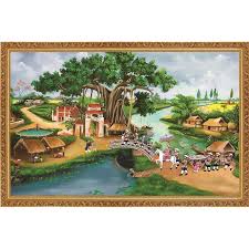 GẠCH TRANH 3D ĐỒNG QUÊ 2