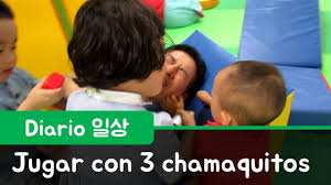 Juegos educativos online para niños de cuatro años. Corea Vamos A Cuidar A 3 Ninos Area De Juegos En Corea L Mama Coreana Youtube
