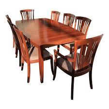 Stickley Boat Shaped Dining Table Bayonne Chairs Dining Table Dining Room Table Seats 10 Dining Table Chairs