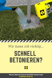 Setz Fix Schnellbeton Waschespinne Betonieren Fundament