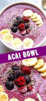 Acai Bowl Acai Bowls Recipe Nutritious Smoothies Homemade Acai Bowl