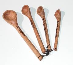 Wooden Measuring Spoons Wood Spoon Wooden Ladle Measuring Spoons