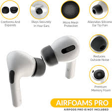 Noise cancellation is surprisingly effective. Charjenpro Airfoams Pro For Airpods Pro