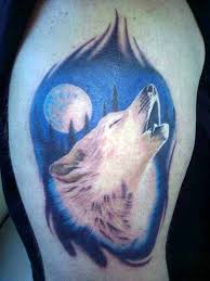 Different Wolf Tribal Tattoo On Full Back 3 Howling Wolf Tattoo Wolf Tattoos For Women Wolf Tattoos Men