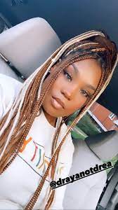 Knotless Braids Braids Blonde Box Braids Baddie Hairstyles