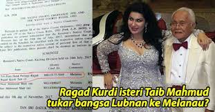 Taib later had to tone his western image down to a traditional one in order to keep in touch with his people. Viral Ragad Kurdi Isteri Taib Mahmud Tukar Bangsa Jadi Melanau Dikritik Netizen