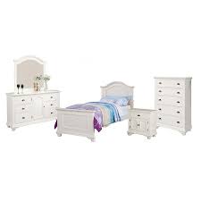 Enjoy free shipping on most stuff, even big stuff. Picket House Furnishings Picket House Furnishings Addison White Twin Panel 5pc Bedroom Set In The Bedroom Sets Department At Lowes Com