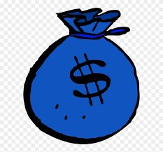 Free money icons in various ui design styles for web and mobile. Money Bag Blue Black And White Money Clipart Free Transparent Png Clipart Images Download