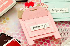 Make sure to run your bone folder along all the creases as you go. Studio Monday With Nina Marie Interactive Mailbox Gift Card Holders Simon Says Stamp Blog