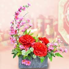 Lunar new year flowers singapore. Artificial Peony Chinese New Year Flowers Delivery Singapore