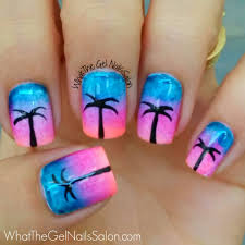 Gel Nail Designs Pinterest Summer 12 Summer Nail Art Designs From What The Gel Nails Salon Nail Salon Nail Art Summer Nail Designs Summer Gel Nail Art