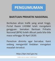 Kami hanya menyediakan maklumat terkini bantuan prihatin nasional. Lembaga Hasil Dalam Negeri Malaysia Facebook