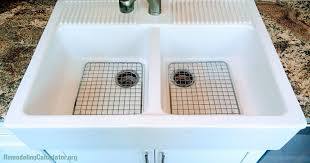 Ikea Domsjo Double Bowl Sink With Stainless Steel Grids Ikea Kitchen Sink Ikea Farm Sink Ikea Farmhouse Sink