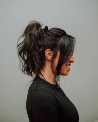 High Messy Ponytail Tutorial More By Meach Messy Ponytail Hairstyles Ponytail Tutorial Messy Ponytail Tutorial