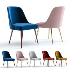 West Elm Mid Century Chair Velvet Sillas Sillas Modernas Muebles Vintage Pintados