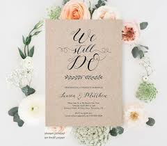 Vow Renewal Invitation Template We Still Do Calligraphy Etsy Vow Renewal Invitations Wedding Vows Template Anniversary Invitations