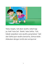 Tata cara cara berwudhu yang benar sesuai hadits rasulullah saw dengan panduan lengkap dari awal niat serta bacaan. Cara Wudhu Yang Benar Ebook Anak