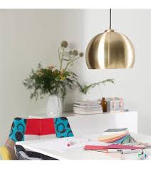 Hanglamp Big Glow Brass Metaal O27x21cm Hanglamp Lampen Interieur