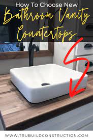 Taking the tape measure, measure the length from the right edge of the opening to the left. How To Get Replacement Countertops For Your Bathroom Vanity Trubuild Construction