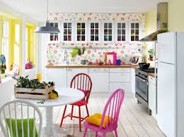 15 original kitchen with pop colors