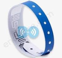 UHF RFID PVC Disposable Wristband Tag