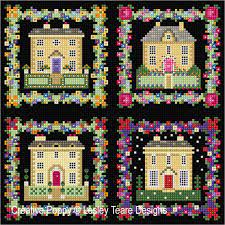 House we rented was nice but the manager of the property thought we weren't coming in till the next day so the. Lesley Teare Designs Georgian Houses Cross Stitch Pattern