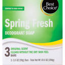 Best Choice Spring Fresh Deo 3 Bar | Bar Soap & Body Wash | Jumbo ...