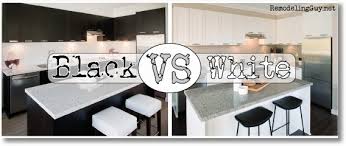 Paint your cabinets all black and add a contrasting backsplash for a beautiful pairing that screams chic therefore, adding black cabinets just seems like the perfect addition to the decor style. Black Kitchen Cabinets Or White Kitchen Cabinets Remodelingguy Net