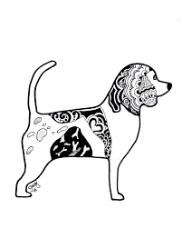Download and print these beagle coloring pages for free. Zentangle Beagle Beagle Coloring Pages Book Activities