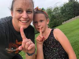 toddler running down the street