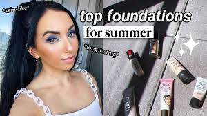 BEST FOUNDATIONS FOR SUMMER! Long-lasting, Light, medium, full coverage,  matte & dewy options!