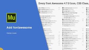 how to add fontawesome in adobe muse cc youtube