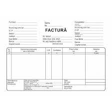 Modele de facturi fiscale create in word și excel. Factura Fiscala Neplatitori Tva Format A5 3 Exemplare Autocopiative
