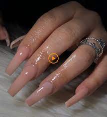 59 Super Beautiful Rhinestone Nails Nail Art Blog Coffinnails The Starry Sky Longnails Shortn Rhinestone Nails Long Acrylic Nails Coffin Nails Designs