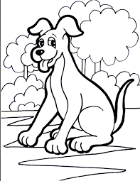 Printable coloring pages of dogs. Free Printable Dog Coloring Pages For Kids