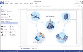 how to create an ms visio telecommunication network diagram