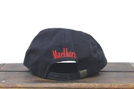 Vintage 90s Marlboro M Cigarettes Tobacco Rodeo Cowboy Unstructured Strapback Hat Baseball Cap Mac Demarco Style How To Wash Hats 90s Hats