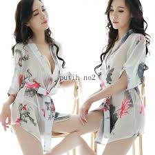 Brand new and used for sale. Lingerie Kimono Set Baju Tidur Wanita Transparan Kimono G String A187 Shopee Indonesia