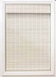 Should i go with an outside mount which would cover the casing or go with traditional (ugh!!!) mini blinds, etc. Amazon Com Radiance Cordless White Bayshore Bamboo Blinds 36 W X 64 L Home Kitchen