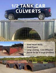 Utlx showing type tank car. Half Tank Car Culvert Price Quote The Railroad Yard Inc