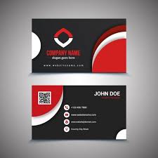 Black And Red Business Cards Template Creative And Clean Business Card Template Black And Red Colors Business Card Red Red Business Cards Cleaning Business Cards