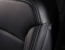 Black leather seats with blue stitching. Our Leather Interior Gallery Katzkin