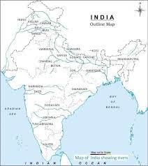 .and peninsular river system (4) and sites of collection of bacopa monnieri accessions. Indian River Map Geography Map India Map