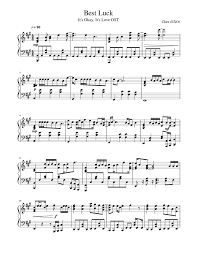 And cable channels jtbc, tvn, ocn, channel a, mbn. Best Luck Sheet Music For Piano Solo Musescore Com