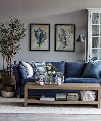 Blaue Wohnzimmer Mobel Blaue Mobel Paintedwallcouch Wohnzimmer Blaue Wohnzimmer Blaues Wohnzimmer Wohnzimmer Design