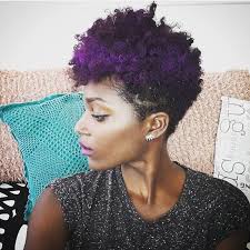 Naturalhairdaily Natural Hair Styles Purple Hair Black Girl Blue Natural Hair