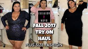 Fashion Nova Curve Fall 2017 Plus Size Try On Haul Affordable Sexy Youtube