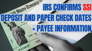 Stimulus Check Update Irs Confirms Ssi Payment Date Youtube